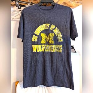 Men's University Of Michigan T Shirt Size Medium BNWT